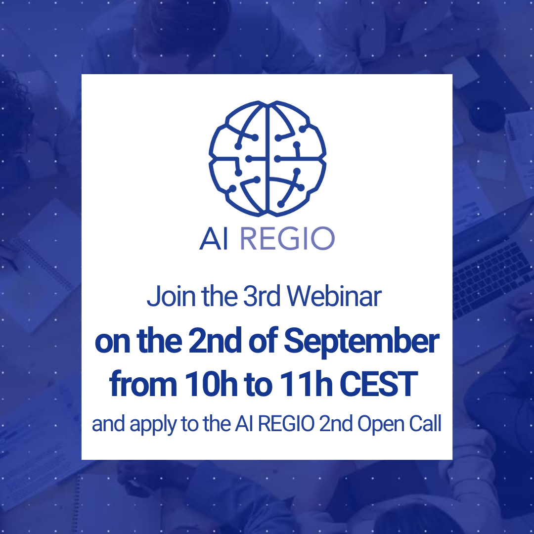 AI REGIO Webinar 2nd open call